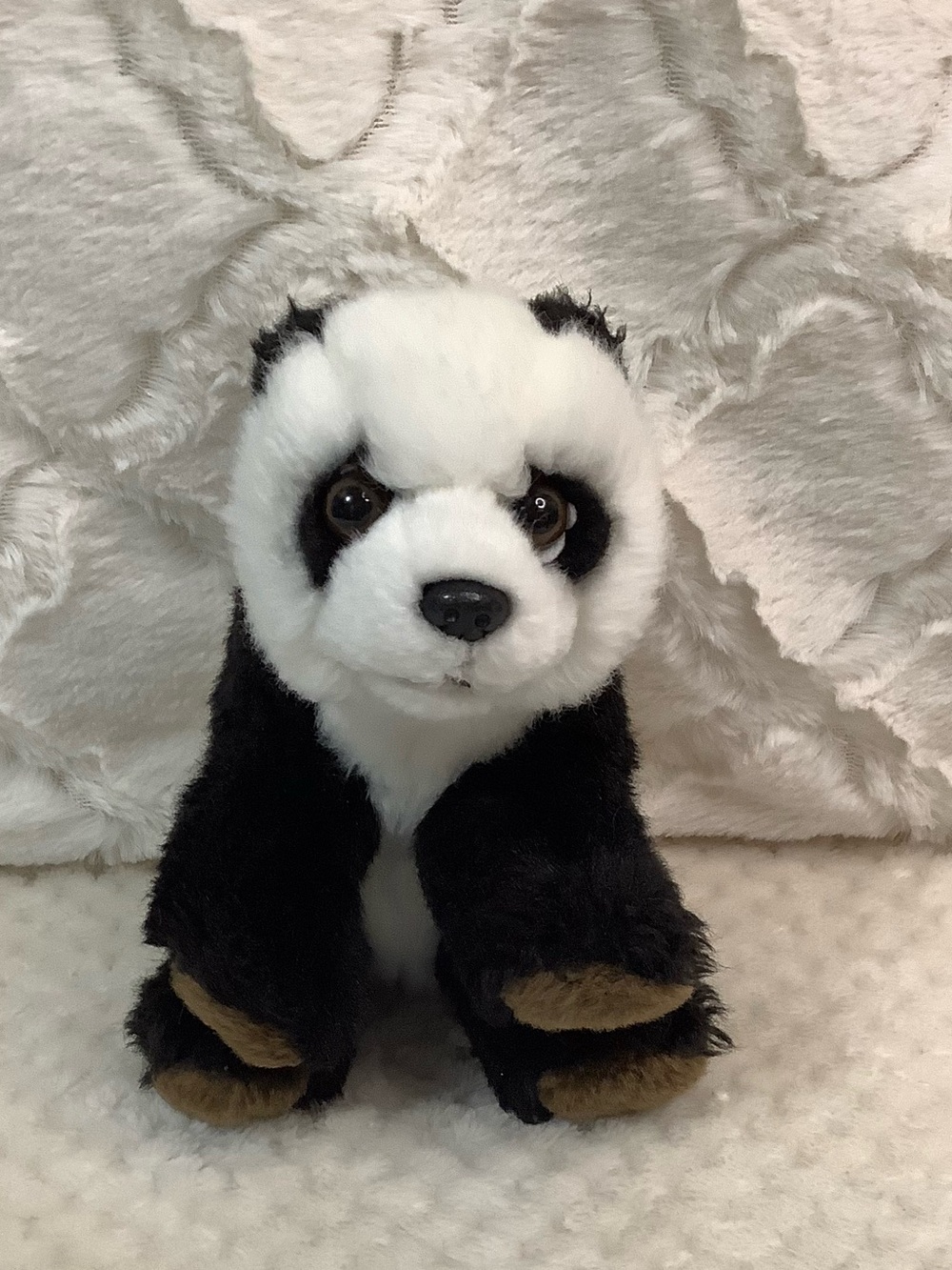 WWF Panda Bear Plush 8in World Wildlife Fund Stuffed Animal